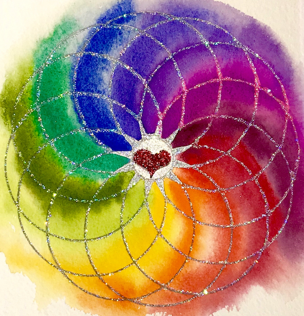 Colorwheel Torus With Heart